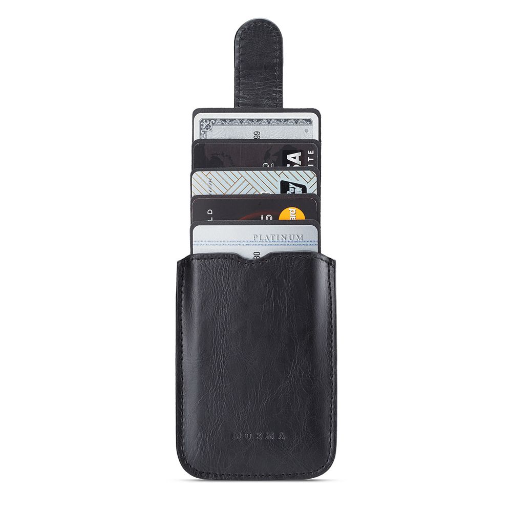 RFID Phone Wallet Card Holder - Black